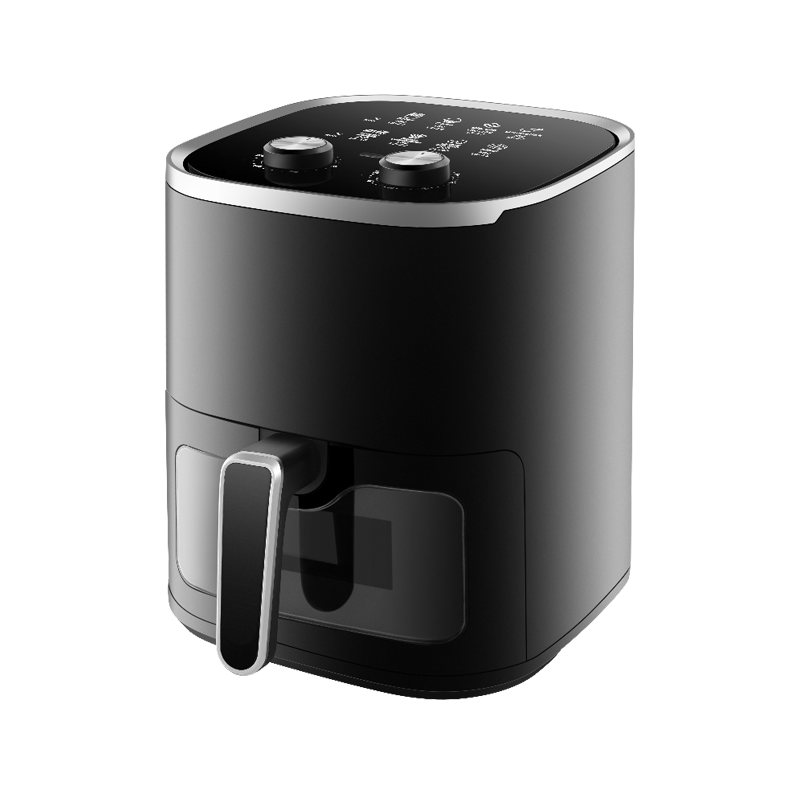 Visible Window Mechanical Air Fryer Cool Touch Handle 5.5L Pot 